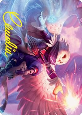 Spectacle Mage Art Card Gold Stamped Signature 42 (Art Series: Strixhaven)  | Good Games Adelaide SA