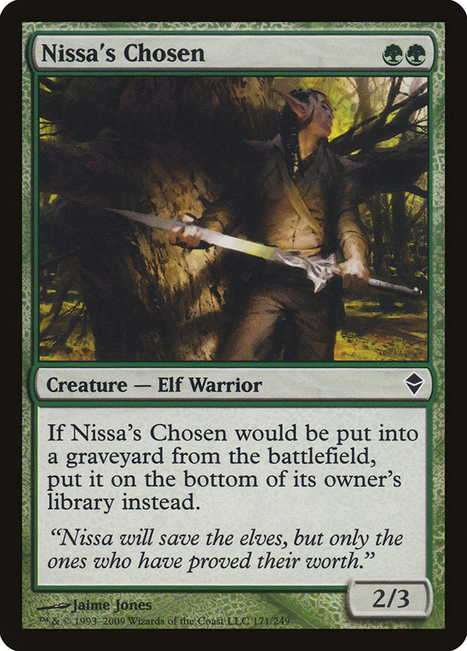 Nissa's Chosen [Zendikar] | Good Games Adelaide SA