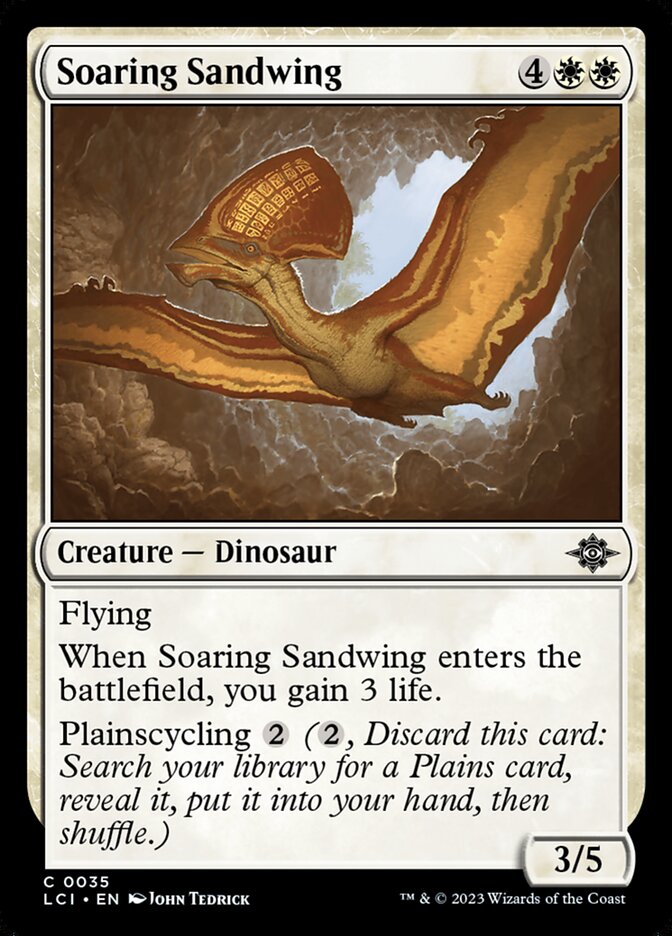 Soaring Sandwing 35 (The Lost Caverns of Ixalan)  - Foil | Good Games Adelaide SA