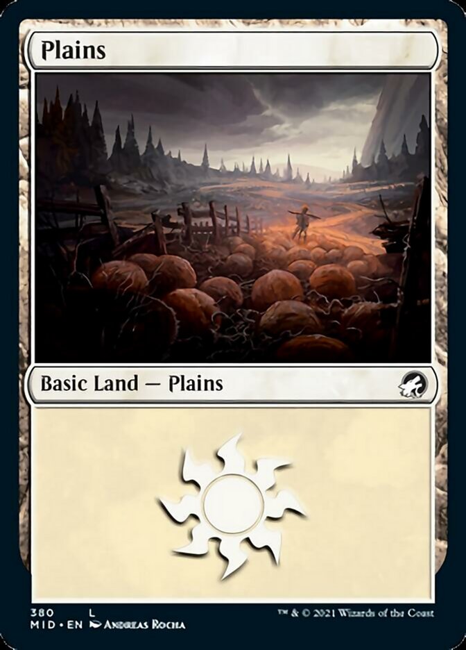 Plains (380) [Innistrad: Midnight Hunt] | Good Games Adelaide SA
