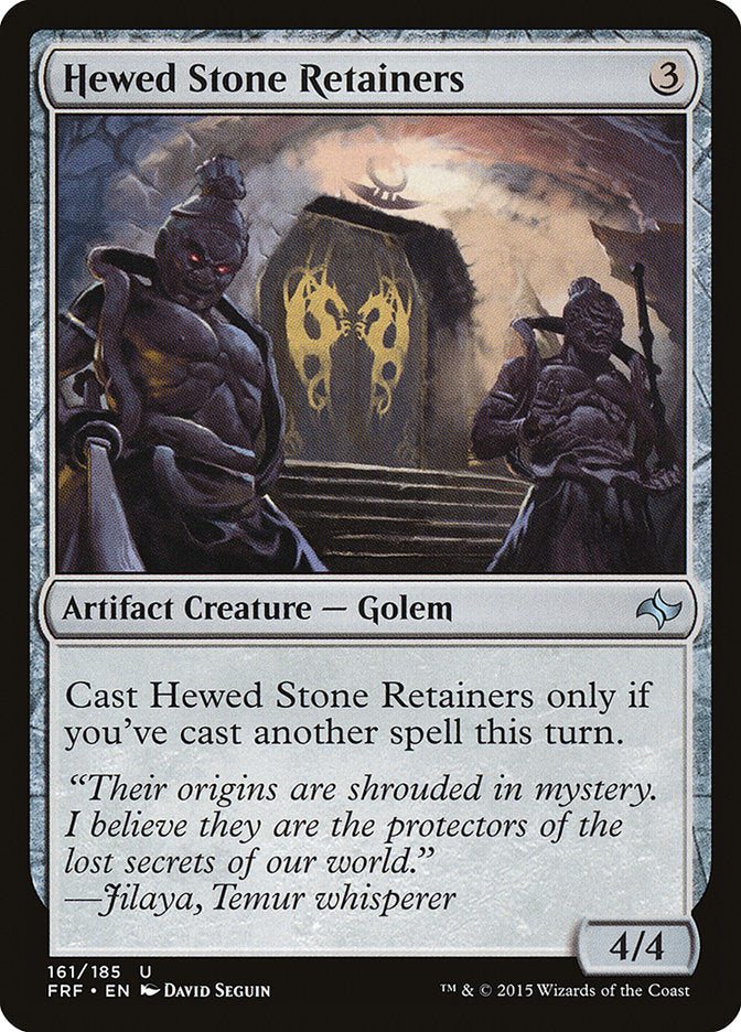 Hewed Stone Retainers 161/185 (Fate Reforged)  - Foil | Good Games Adelaide SA