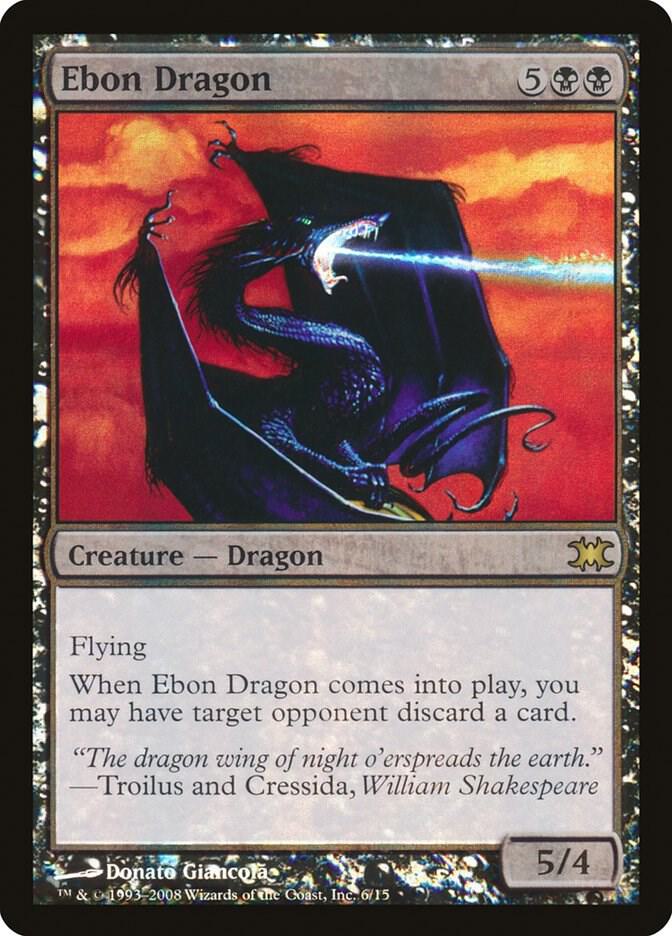 Ebon Dragon 6 (From the Vault: Dragons)  - Foil | Good Games Adelaide SA
