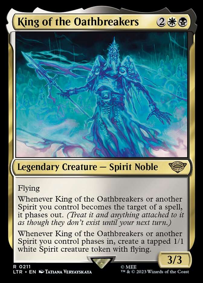 King of the Oathbreakers 211 (Universes Beyond: The Lord of the Rings: Tales of Middle-earth)  - Foil | Good Games Adelaide SA