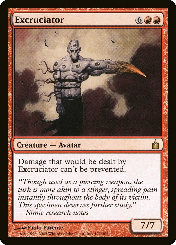 Excruciator 121 (Ravnica: City of Guilds)  - Foil | Good Games Adelaide SA