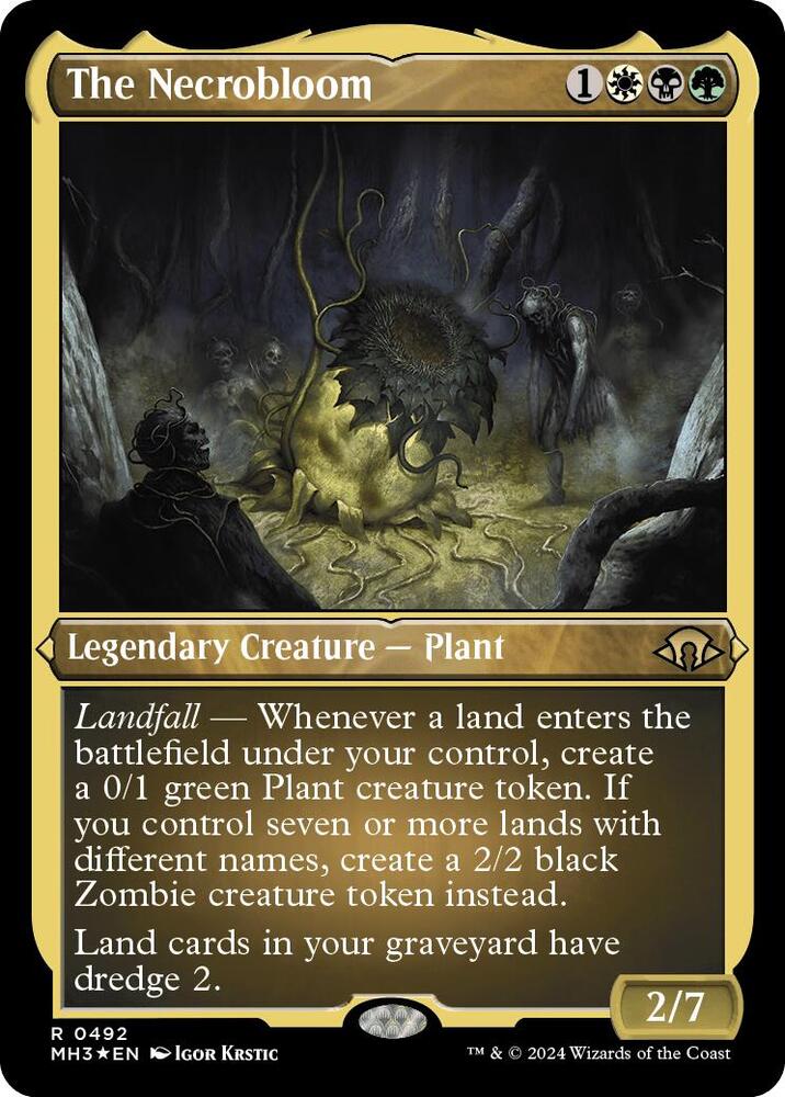 The Necrobloom 492 (Modern Horizons 3)  - Foil | Good Games Adelaide SA