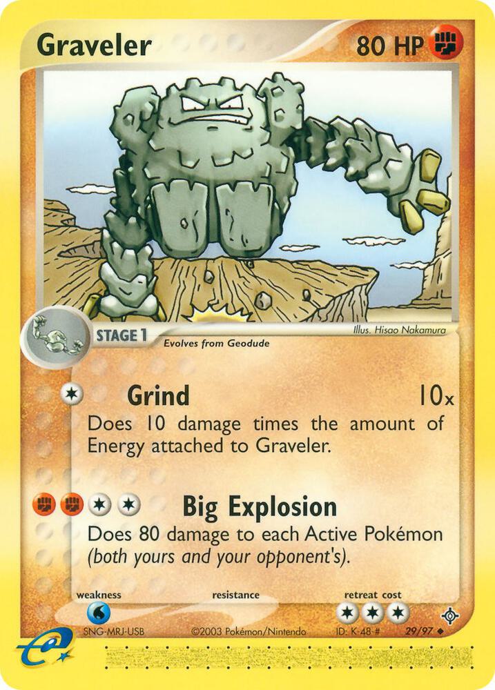 Graveler 29/97 (Dragon)  | Good Games Adelaide SA