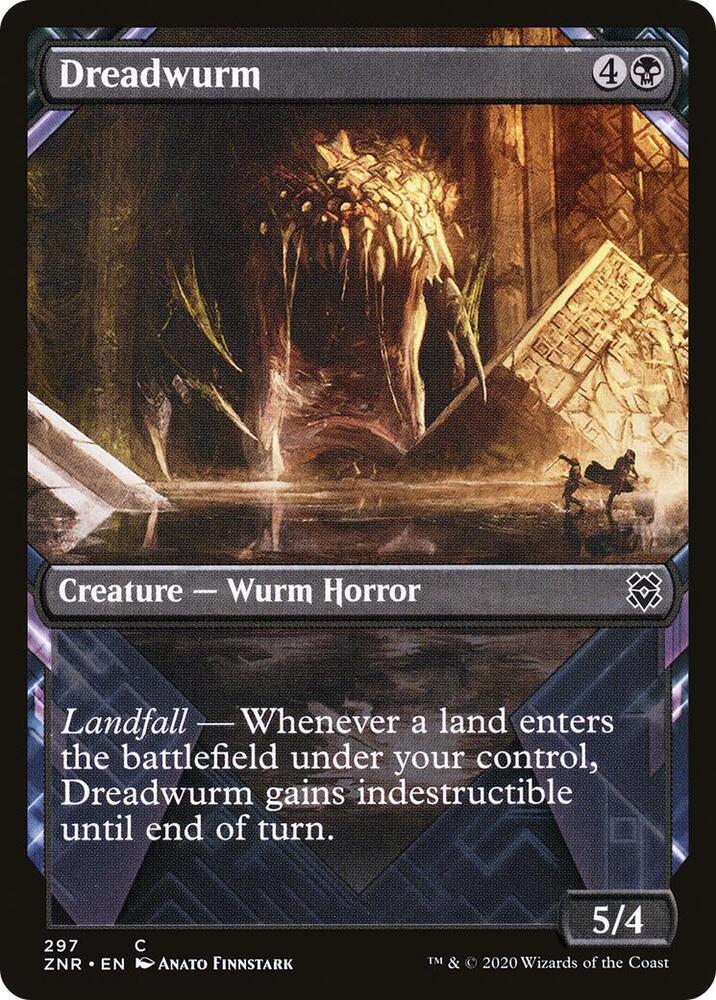 Dreadwurm 297 (Zendikar Rising)  - Foil | Good Games Adelaide SA