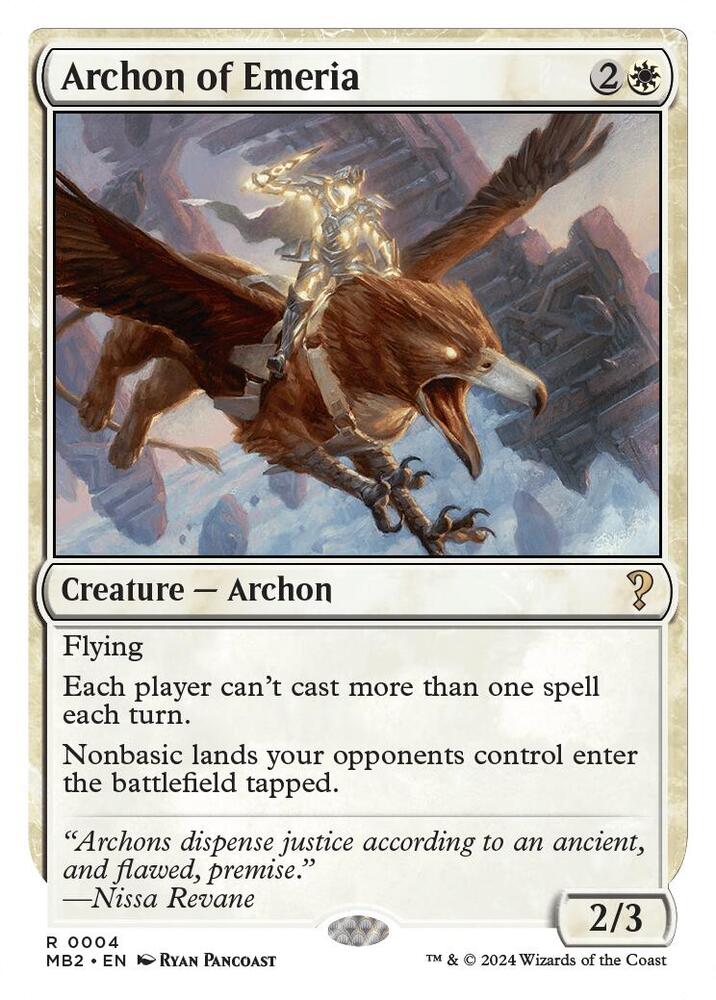 Archon of Emeria 4 (Mystery Booster 2)  | Good Games Adelaide SA