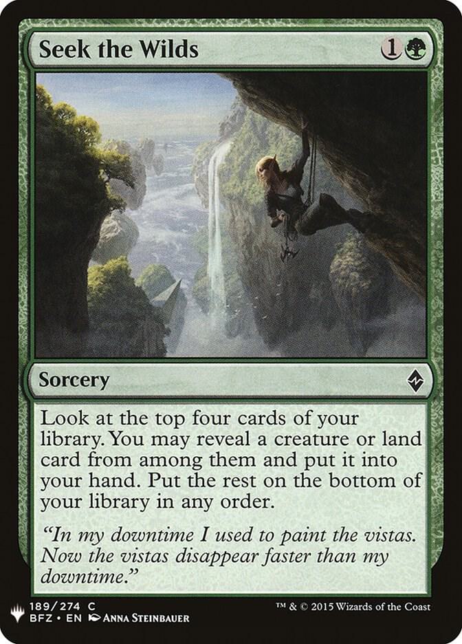 Seek the Wilds 189 (The List Reprints)  | Good Games Adelaide SA