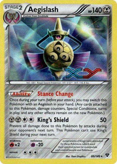 Aegislash (86/146) (Prerelease Promo) [XY: Black Star Promos] | Good Games Adelaide SA