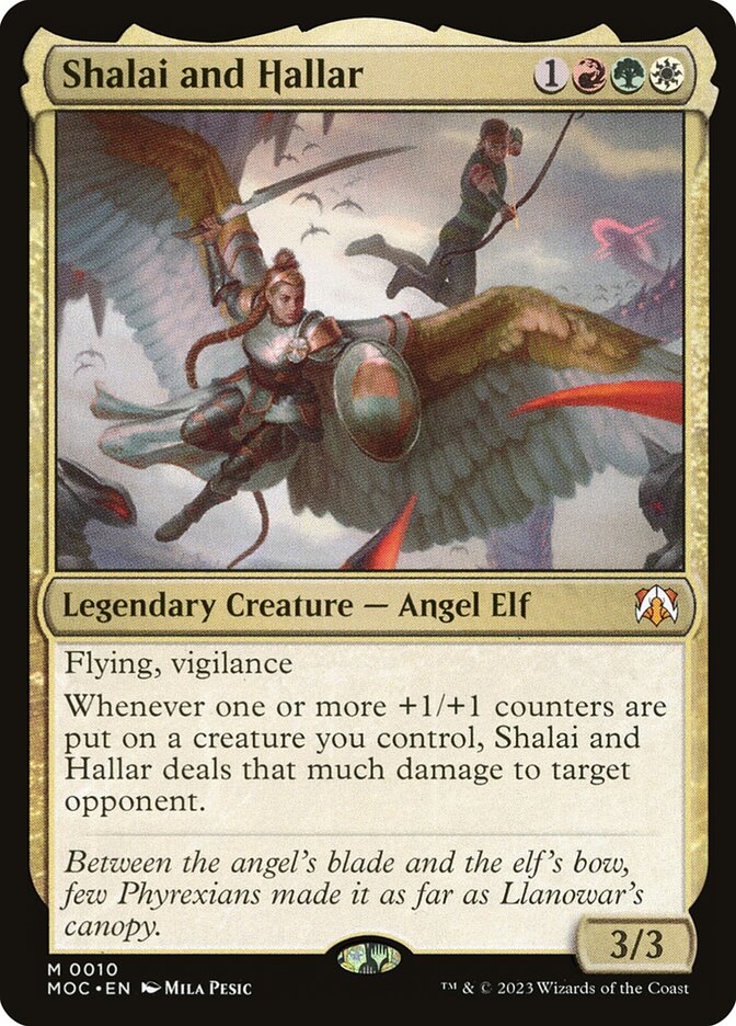 Shalai and Hallar 10 (Commander: March of the Machine)  - Foil | Good Games Adelaide SA