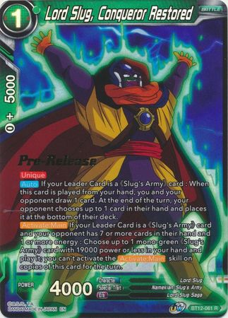 Lord Slug, Conqueror Restored (BT12-061) [Vicious Rejuvenation Prerelease Promos] | Good Games Adelaide SA