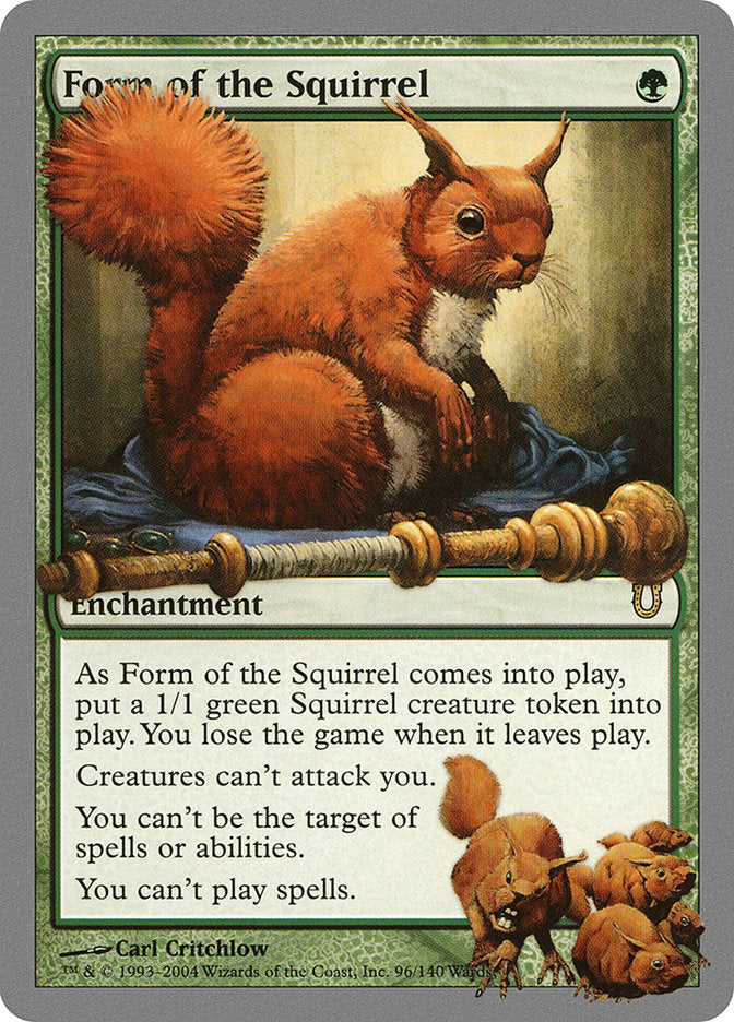 Form of the Squirrel 96 (Unhinged)  | Good Games Adelaide SA