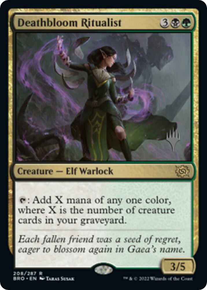 Deathbloom Ritualist 208 (Promo Pack: The Brothers' War)  | Good Games Adelaide SA