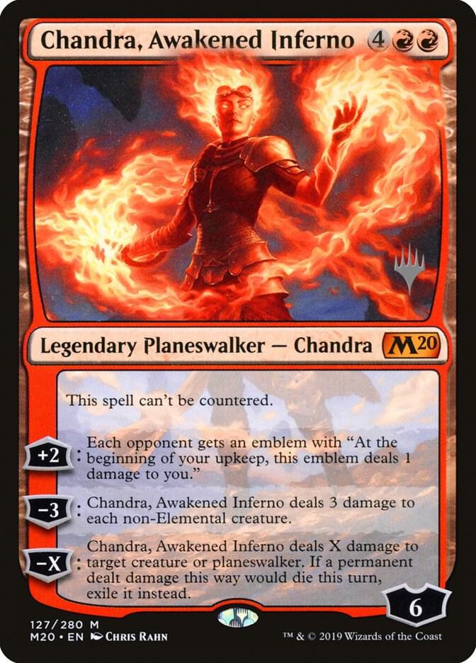 Chandra Awakened Inferno 127 (Promo Pack: Core Set 2020)  | Good Games Adelaide SA