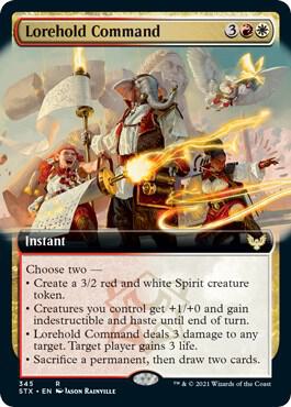 Lorehold Command Extended Art 345 (Strixhaven: School of Mages)  | Good Games Adelaide SA