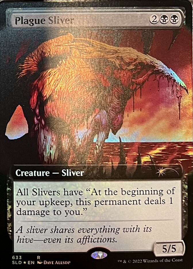 Plague Sliver (Extended Art) [Secret Lair Drop Promos] | Good Games Adelaide SA