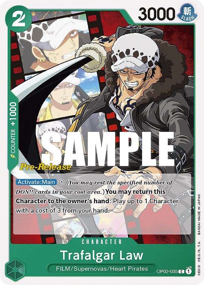 Trafalgar Law [Paramount War Pre-Release Cards] | Good Games Adelaide SA
