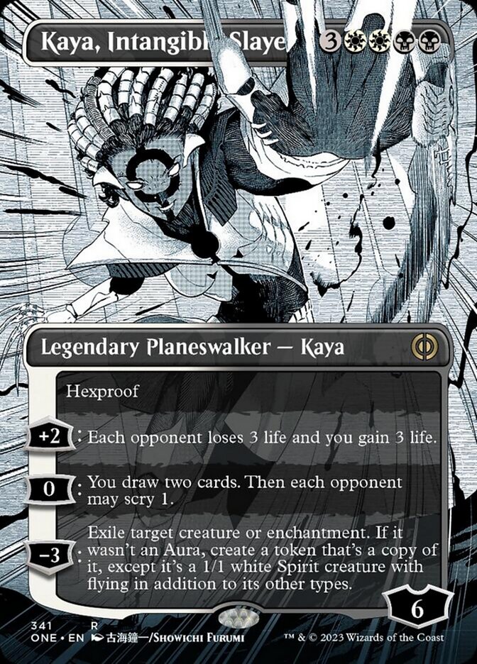 Kaya, Intangible Slayer (Borderless Manga) [Phyrexia: All Will Be One] | Good Games Adelaide SA