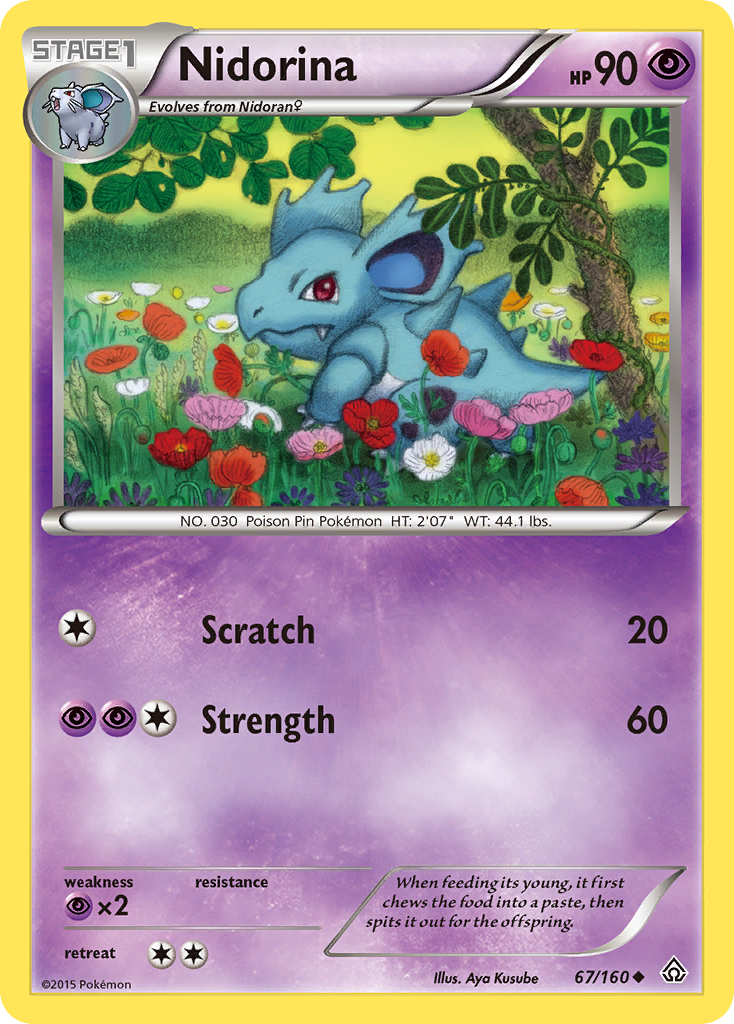 Nidorina (67/160) [XY: Primal Clash] | Good Games Adelaide SA