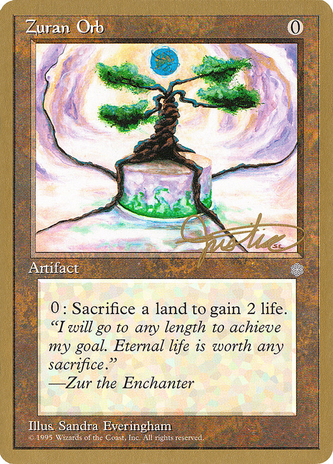 Zuran Orb (Mark Justice) [Pro Tour Collector Set] | Good Games Adelaide SA