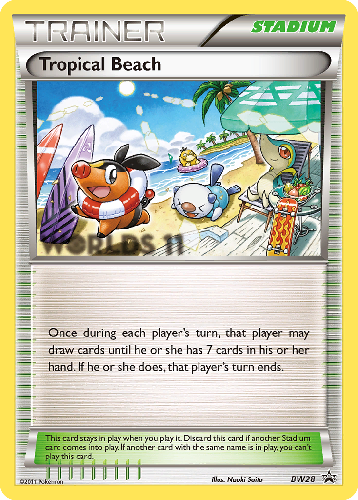 Tropical Beach (BW28) [Black & White: Black Star Promos] | Good Games Adelaide SA