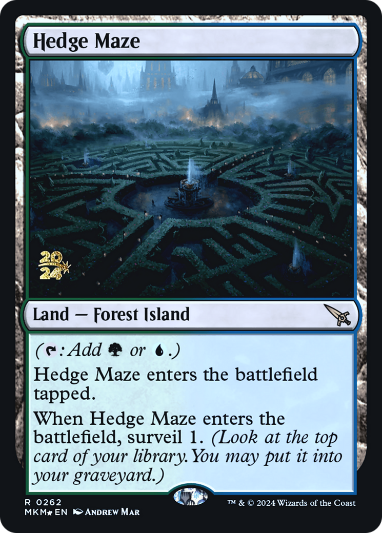Hedge Maze [Murders at Karlov Manor Prerelease Promos] | Good Games Adelaide SA