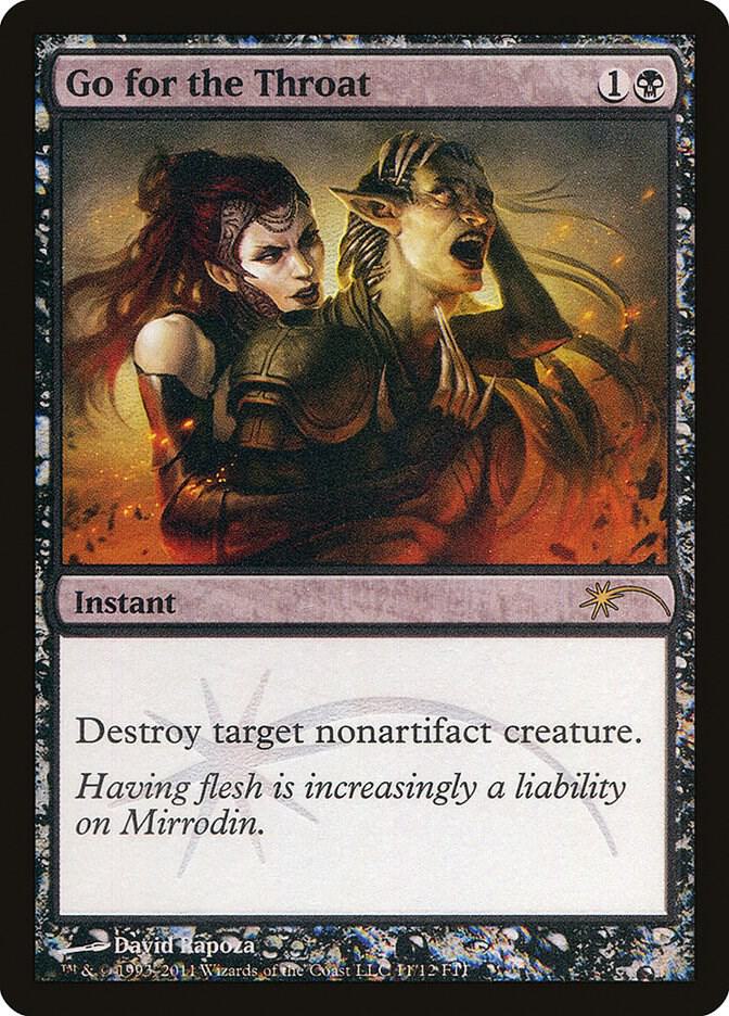 Go for the Throat 11 (FNM Promos)  - Foil | Good Games Adelaide SA