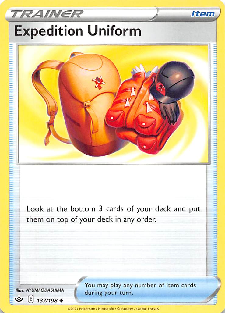 Expedition Uniform (137/198) [Sword & Shield: Chilling Reign] | Good Games Adelaide SA