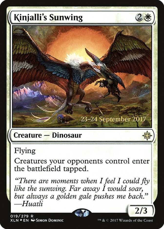 Kinjallis Sunwing 19 (Prerelease Cards)  - Foil | Good Games Adelaide SA