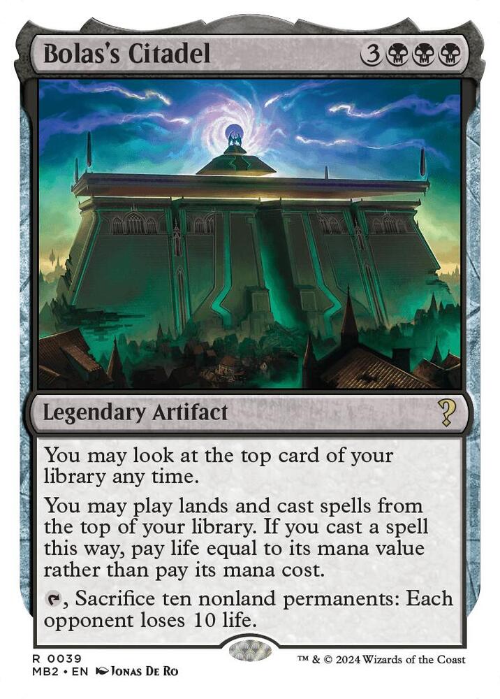 Bolas's Citadel 39 (Mystery Booster 2)  | Good Games Adelaide SA