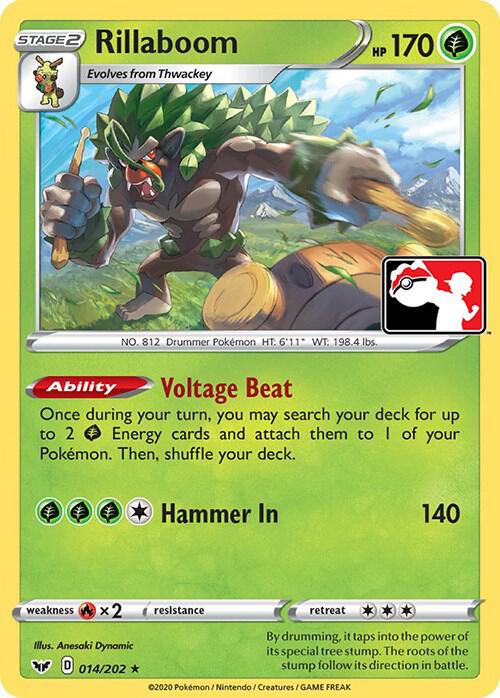 Rillaboom Series 1 014/072 (Prize Pack Series Cards)  | Good Games Adelaide SA