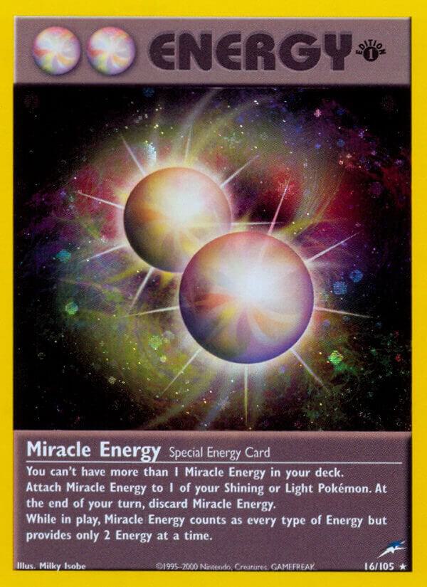 Miracle Energy 016/105 (Neo Destiny)  - 1st Edition Holofoil | Good Games Adelaide SA