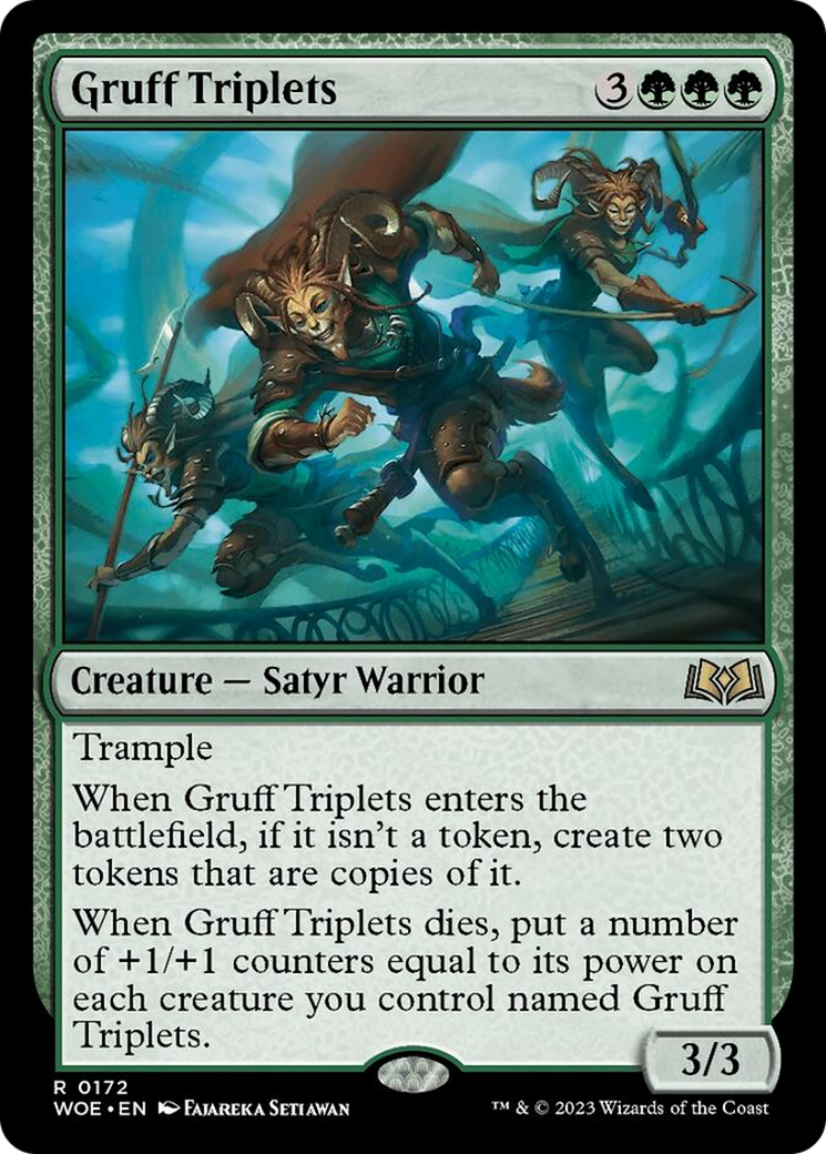 Gruff Triplets [Wilds of Eldraine] | Good Games Adelaide SA