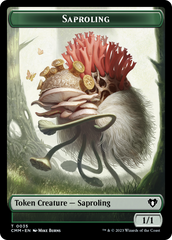 Saproling // Satyr Double-Sided Token [Commander Masters Tokens] | Good Games Adelaide SA