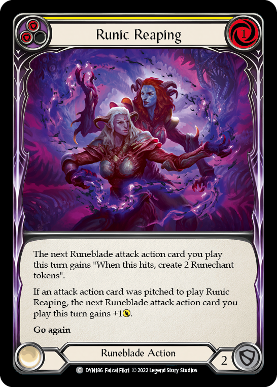 Runic Reaping (Yellow) [DYN186] (Dynasty) | Good Games Adelaide SA
