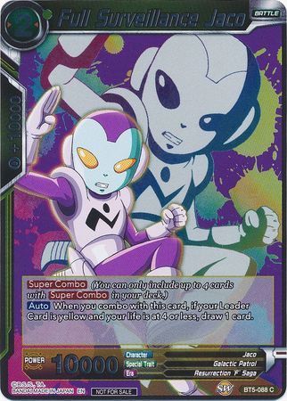 Full Surveillance Jaco (Event Pack 4) (BT5-088) [Promotion Cards] | Good Games Adelaide SA