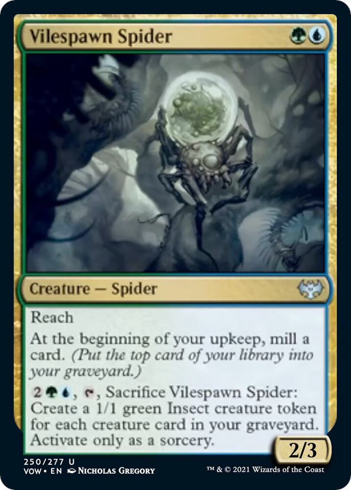 Vilespawn Spider 250 (Innistrad: Crimson Vow)  | Good Games Adelaide SA