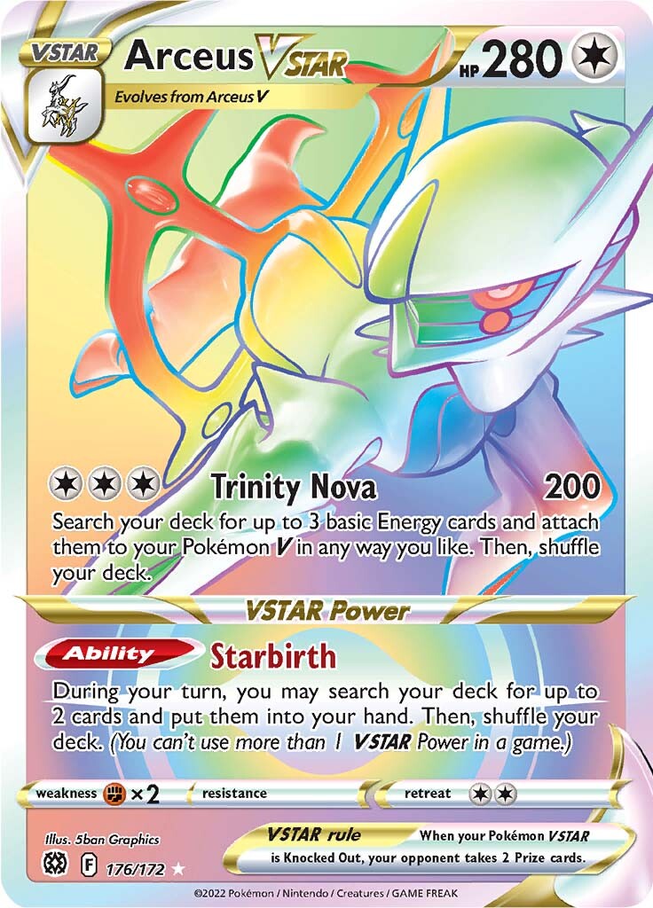Arceus VSTAR (176/172) [Sword & Shield: Brilliant Stars] | Good Games Adelaide SA