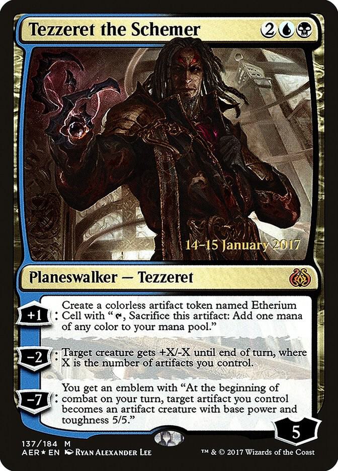 Tezzeret the Schemer 137 (Prerelease Cards)  - Foil | Good Games Adelaide SA