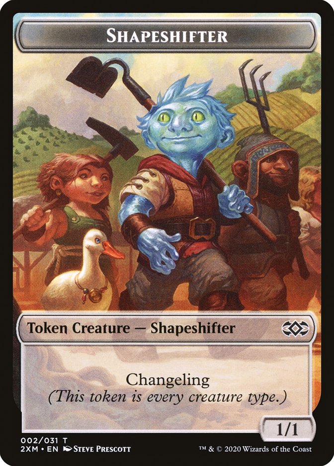 Servo // Shapeshifter Double-sided Token [Double Masters Tokens] | Good Games Adelaide SA