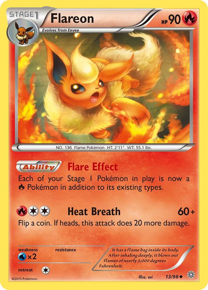 Flareon 13/98 (XY - Ancient Origins)  | Good Games Adelaide SA