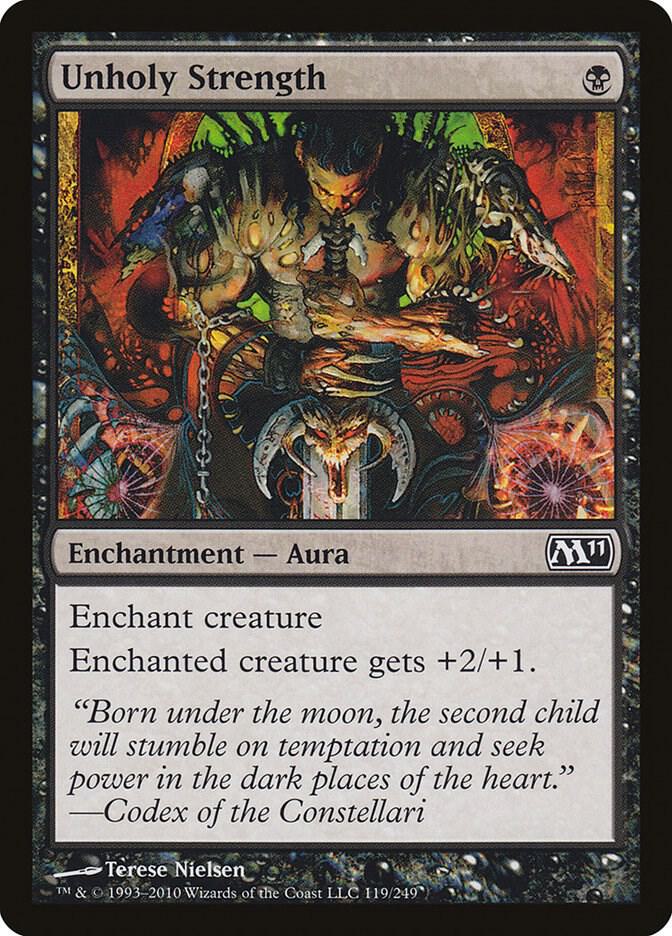 Unholy Strength 119 (Magic 2011 (M11))  - Foil | Good Games Adelaide SA