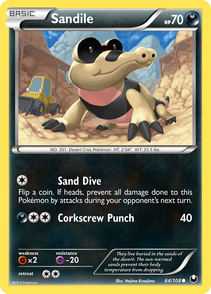 Sandile (64/108) [Black & White: Dark Explorers] | Good Games Adelaide SA
