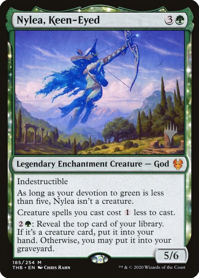 Nylea Keen Eyed 185 (Promo Pack: Theros Beyond Death)  | Good Games Adelaide SA