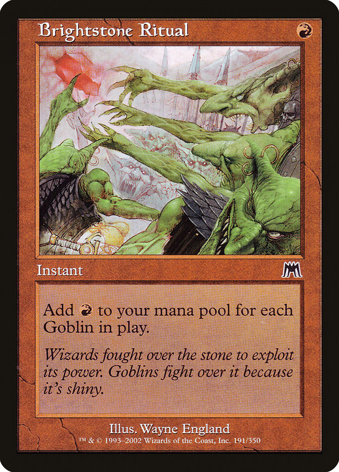 Brightstone Ritual 191 (Onslaught)  - Foil | Good Games Adelaide SA