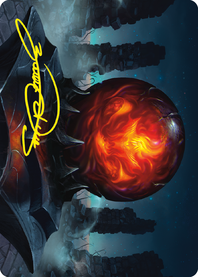 Commander's Sphere Art Card (Gold-Stamped Signature) [The Lord of the Rings: Tales of Middle-earth Art Series] | Good Games Adelaide SA