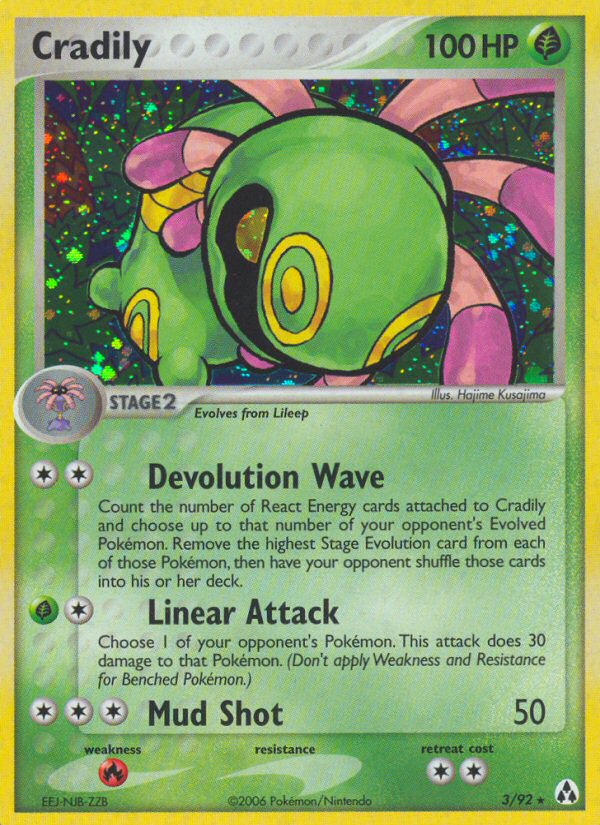 Cradily (3/92) [EX: Legend Maker] | Good Games Adelaide SA