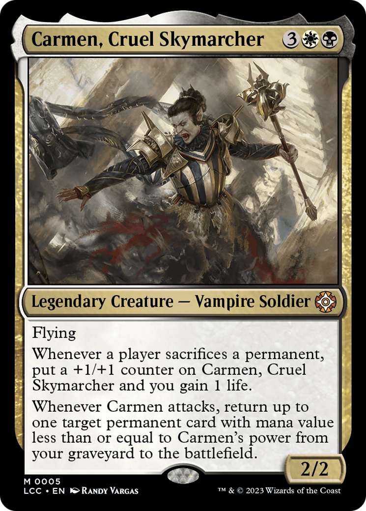 Carmen, Cruel Skymarcher [The Lost Caverns of Ixalan Commander] | Good Games Adelaide SA