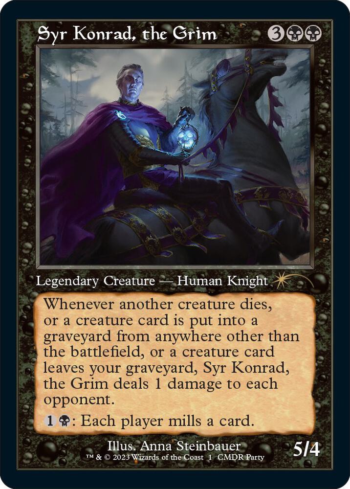 Syr Konrad, the Grim 1 (WPN & Gateway Promos)  - Retro Foil | Good Games Adelaide SA